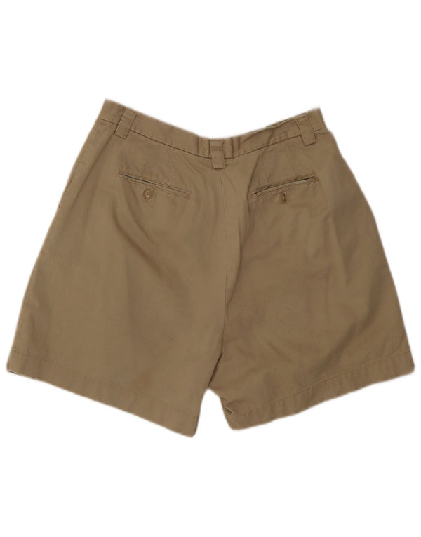 Gap Womens Classic High Waist Pegged Chino Shorts UK 10 Small W27 Khaki