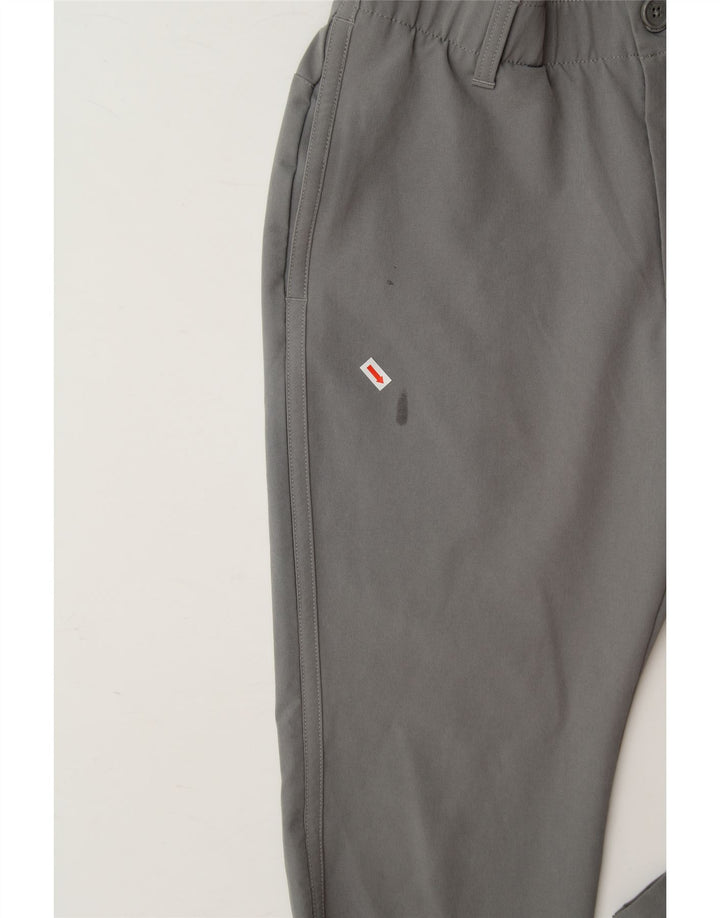 UNDER ARMOUR Mens Slim Chino Trousers W32 L30 Grey Polyester Vintage Under Armour and Second-Hand Under Armour from Messina Hembry 