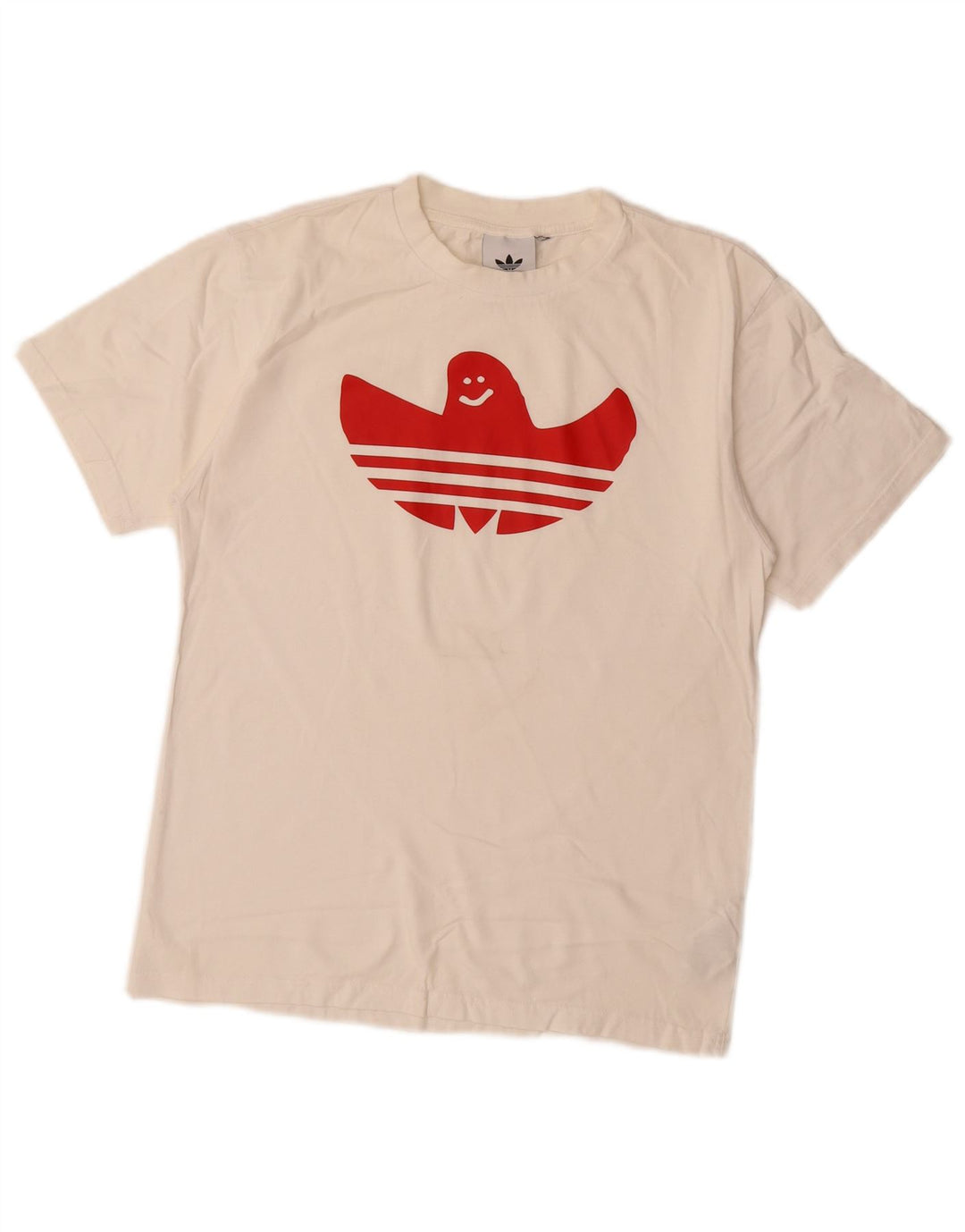 Adidas Grafisk T-shirt top til mænd, lille hvid