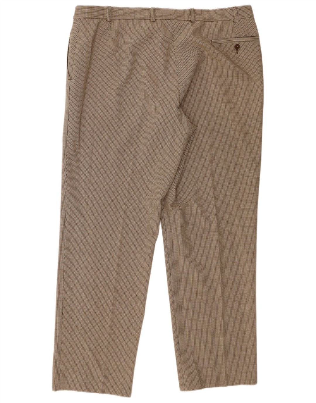 Marks & Spencer Lige jakkesæt til mænd W40 L31 Beige Houndstooth