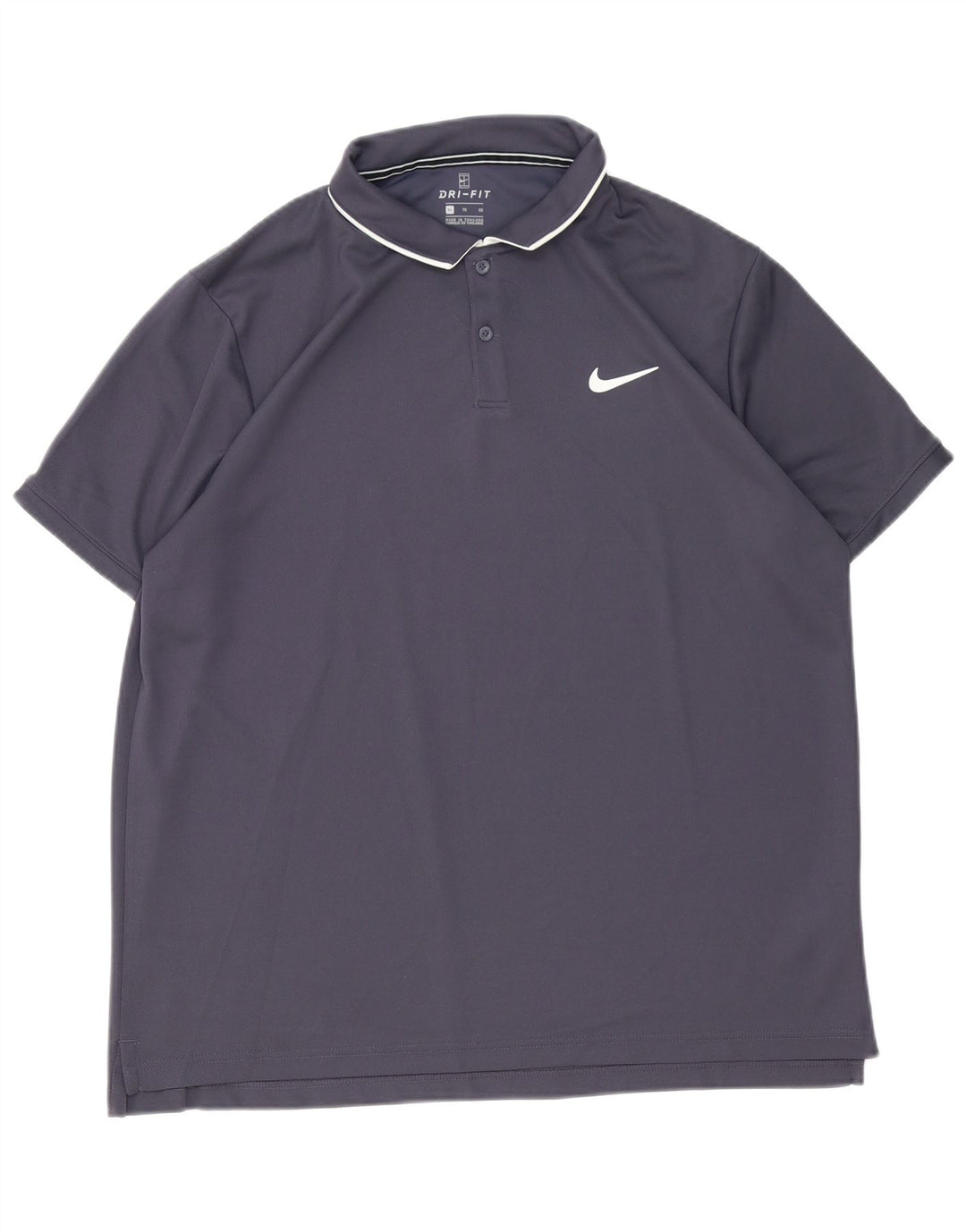 Nike Polo Shirt til mænd XL Grå Polyester Sports