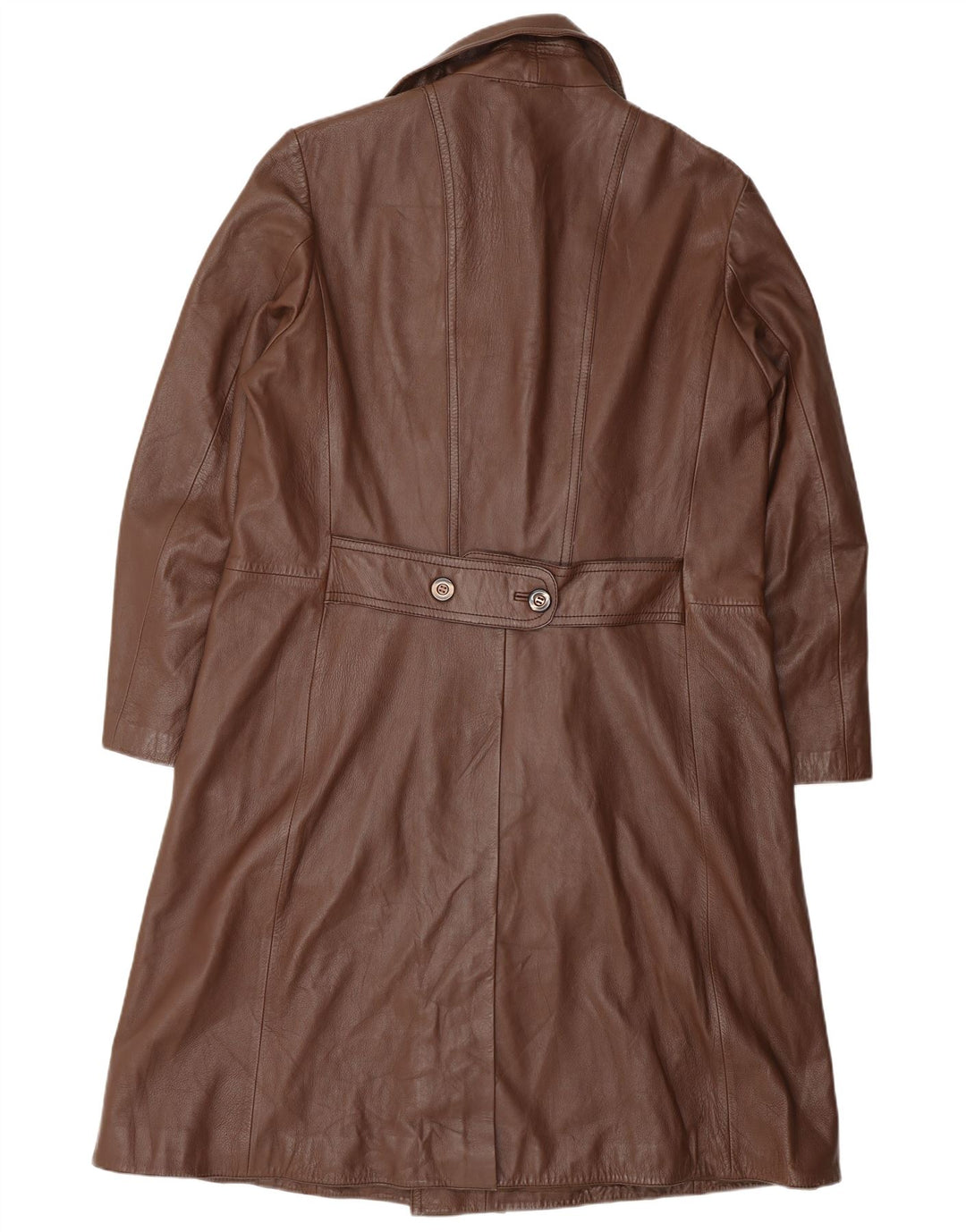 VINTAGE Læderfrakke til mænd UK 38 medium brunt læder