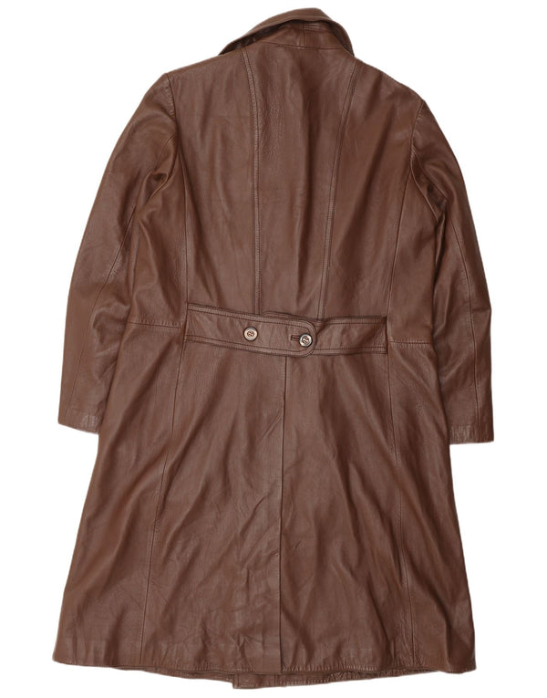 VINTAGE Læderfrakke til mænd UK 38 medium brunt læder