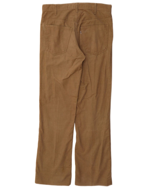 Levi's Lige fløjlsbukser til mænd W33 L32 Beige bomuld