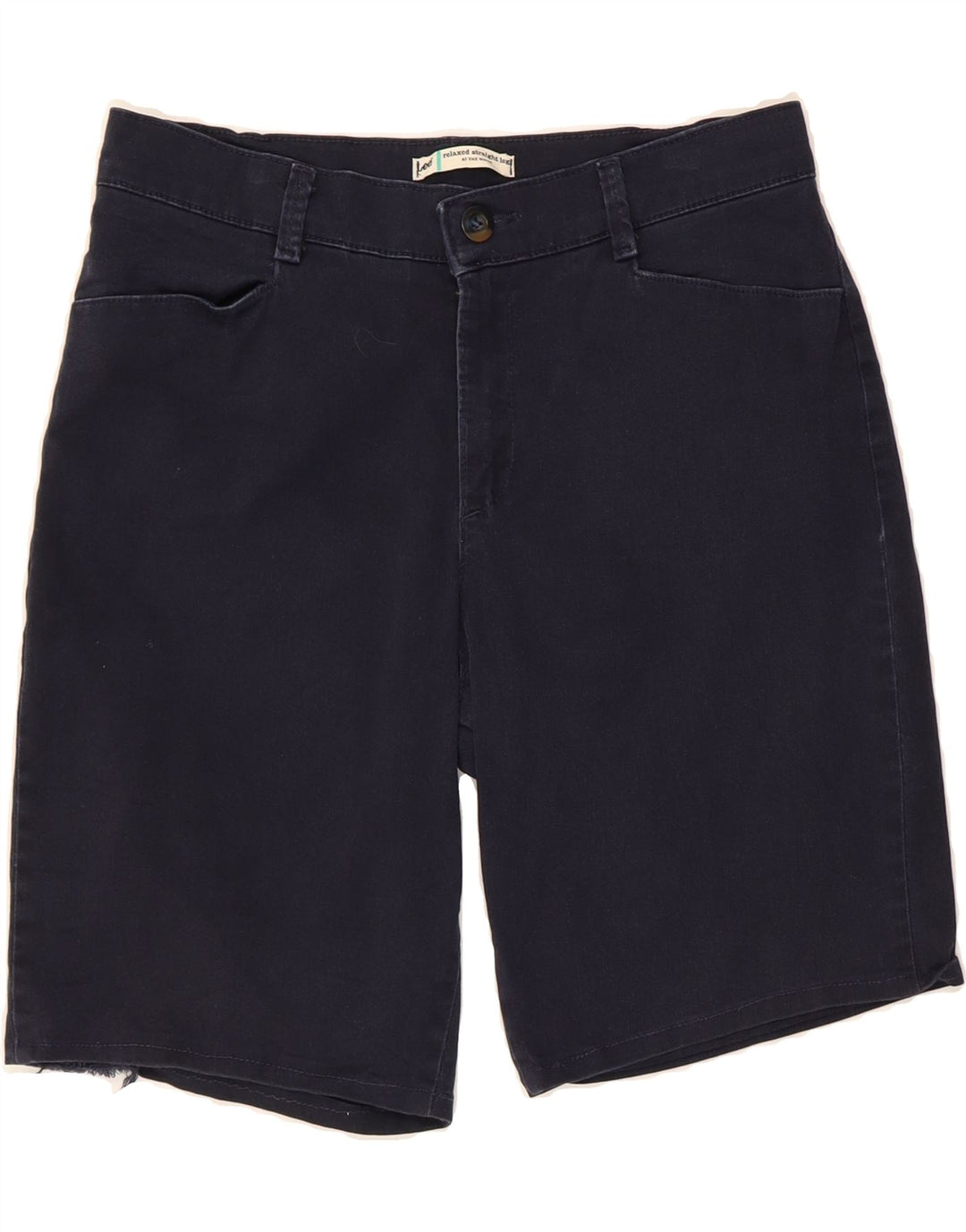 LEE Womens Casual Shorts US 12 Large W32  Navy Blue Cotton Vintage Lee and Second-Hand Lee from Messina Hembry 