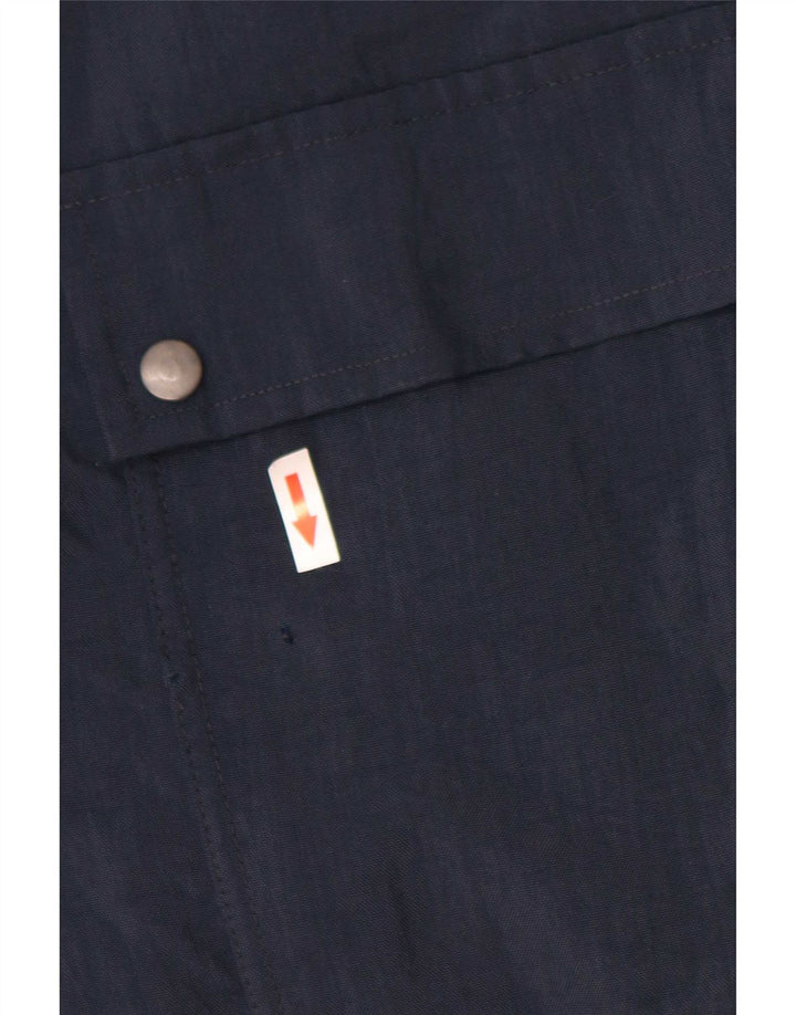 Les Copains Dame Blue Eagle Oversized Utility Jacket IT 44 Medium Navy