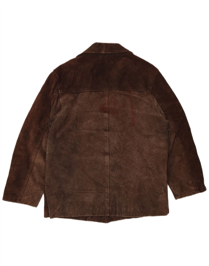 Vintage herre ruskindsjakke UK 38 Medium Brown