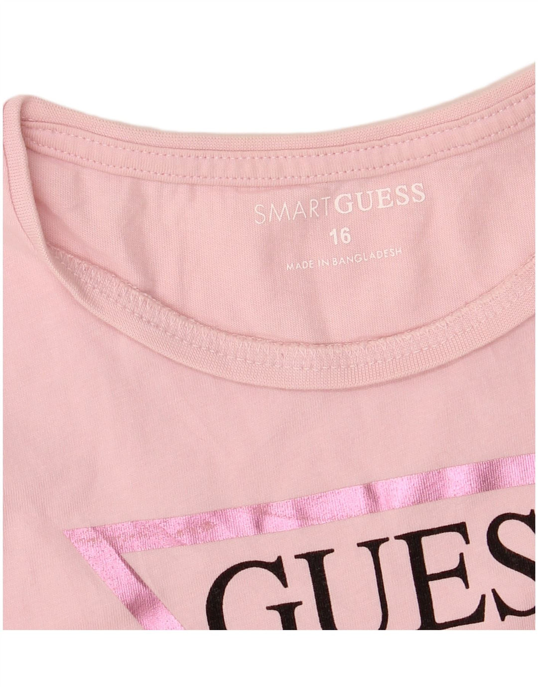 GUESS Piger Grafisk T-Shirt Top 15-16 År Pink