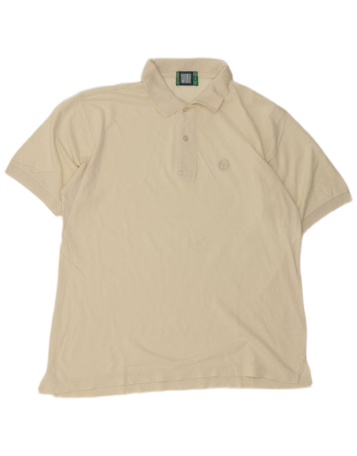 Sergio Tacchini Herre poloshirt Medium Off White