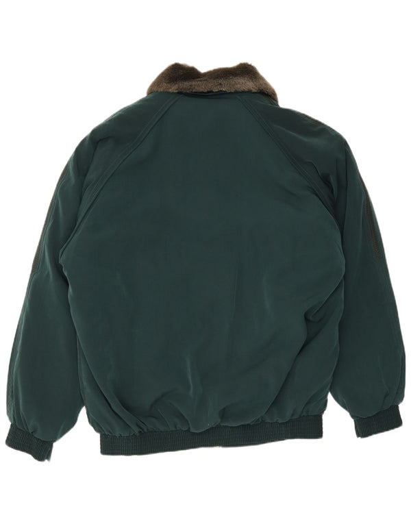 Vintage Mens Sherpa MA-1 Flight Jacket UK 42 XL Green