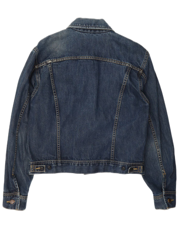 Lee Dame denimjakke UK 14 Medium Blue Cotton