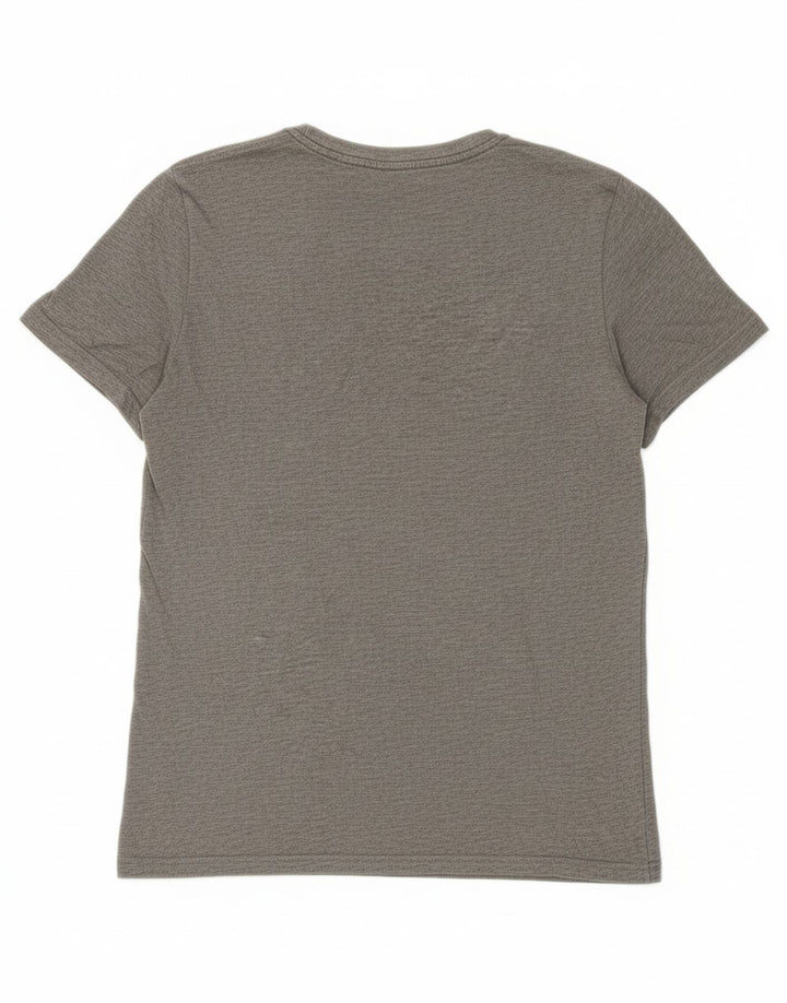 PUMA Boys Graphic T-Shirt Top 15-16 Years Grey Cotton