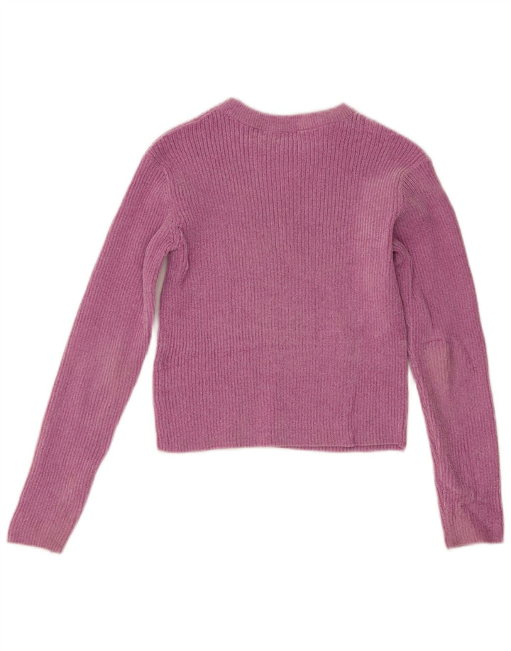 Marks & Spencer Girls Crop Top Langærmet 11-12 år Pink Polyester
