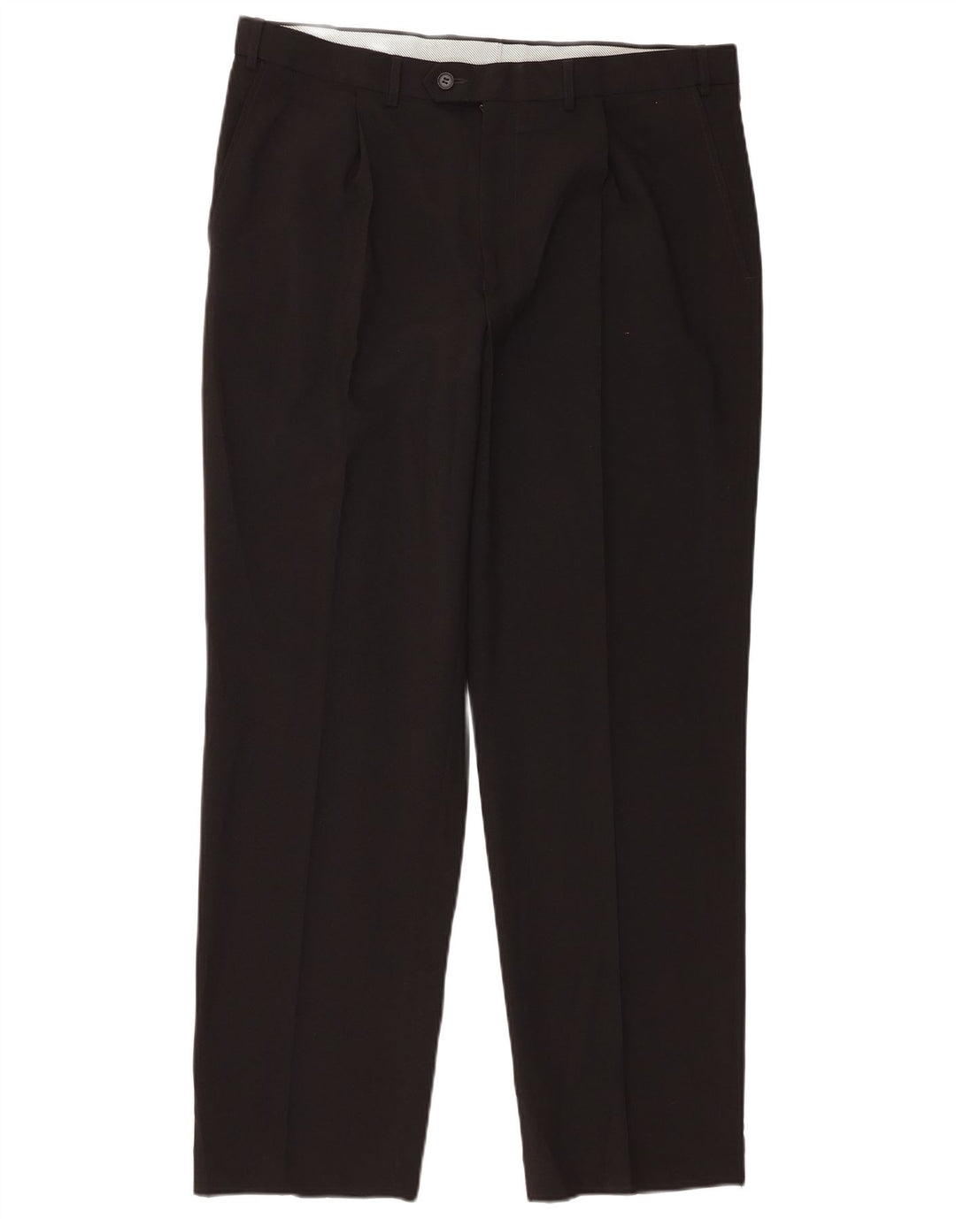 Marks & Spencer Herre Pegged Suit Bukser W36 L31 Sort Polyester