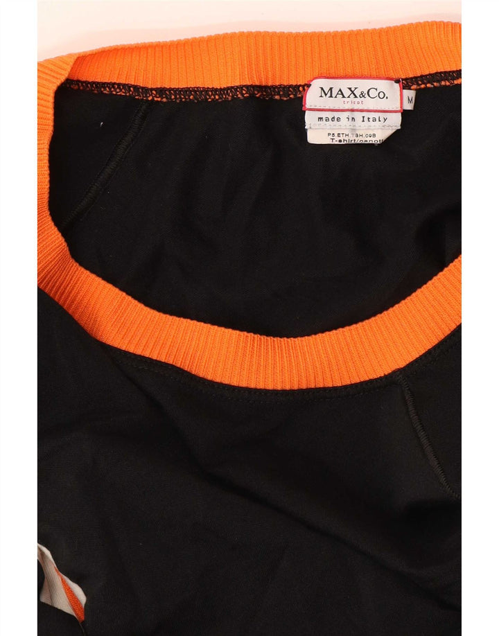 Max & Co. Dame Off Shoulder Top UK 12 Medium Sort Colourblock