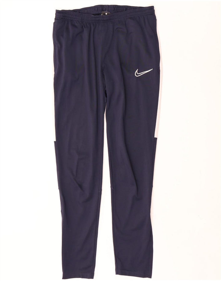 Nike Herre Dri Fit træningsdragt Bukser Små marineblå Colourblock Polyester