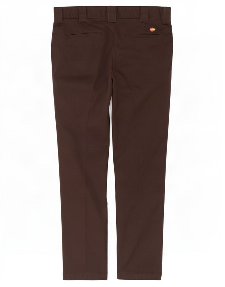 Dickies Herre Slim Fit Chino Bukser W30 L32 Brun Polyester