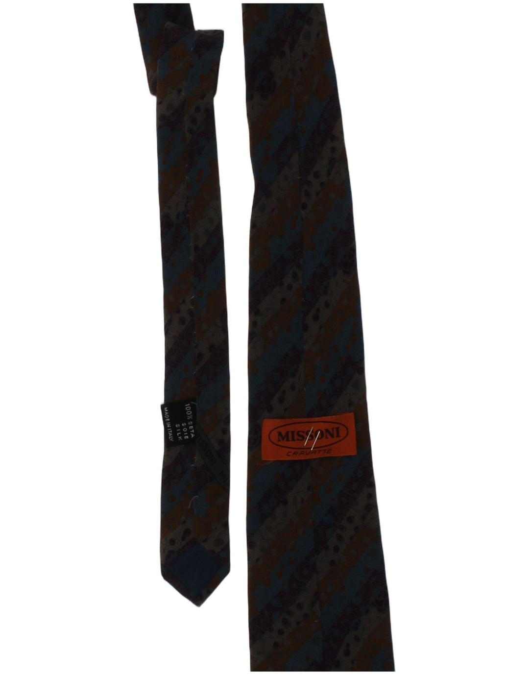 Missoni Herre Cravatte Slips One Size Flerfarvet Stribet Silke Designer