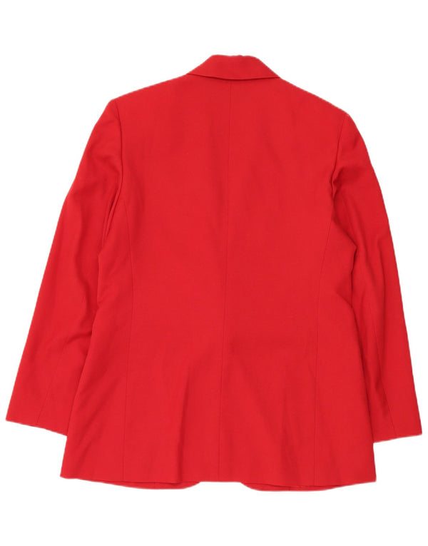 Mary Kay Dame Oversized Longline 1-knap blazerjakke US 8 Small Red