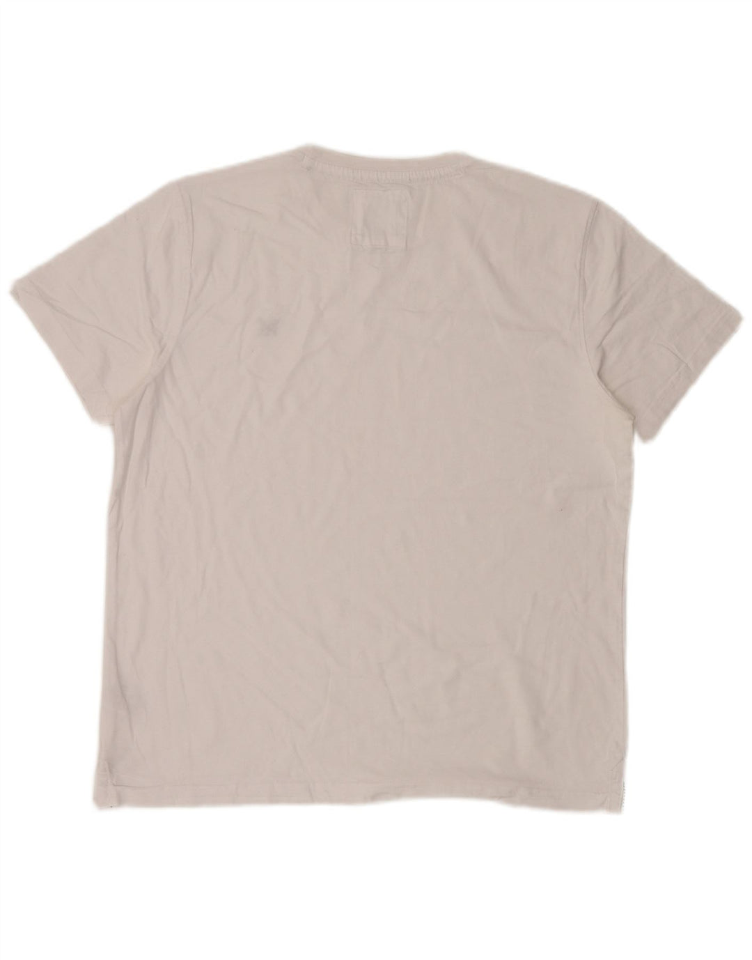 Crew Clothing Herre T-Shirt Top Stor Hvid Bomuld