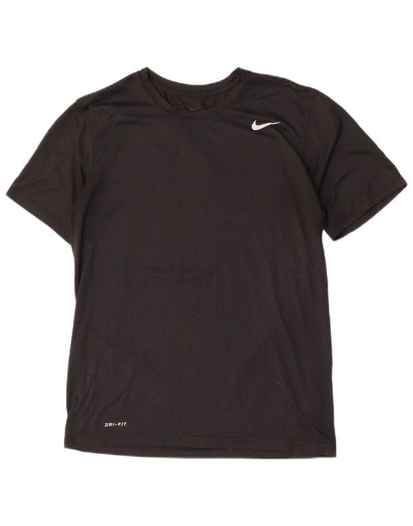 Nike Herre Dri Fit T-Shirt Top Medium Sort Polyester