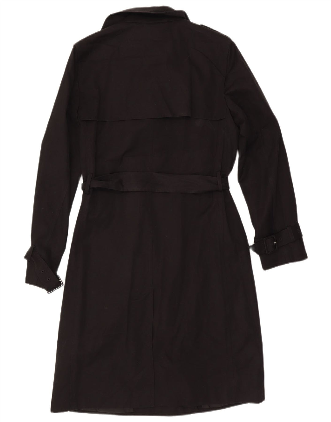 Marks & Spencer dobbeltradet trenchcoat til kvinder DK 10 Lille sort