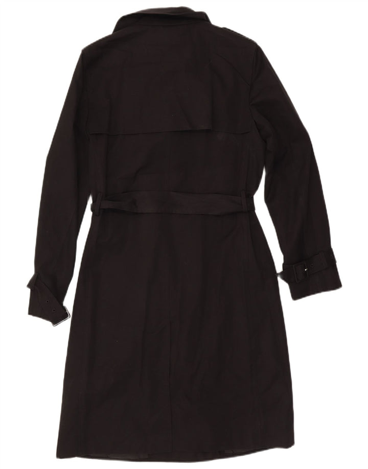 Marks & Spencer dobbeltradet trenchcoat til kvinder DK 10 Lille sort