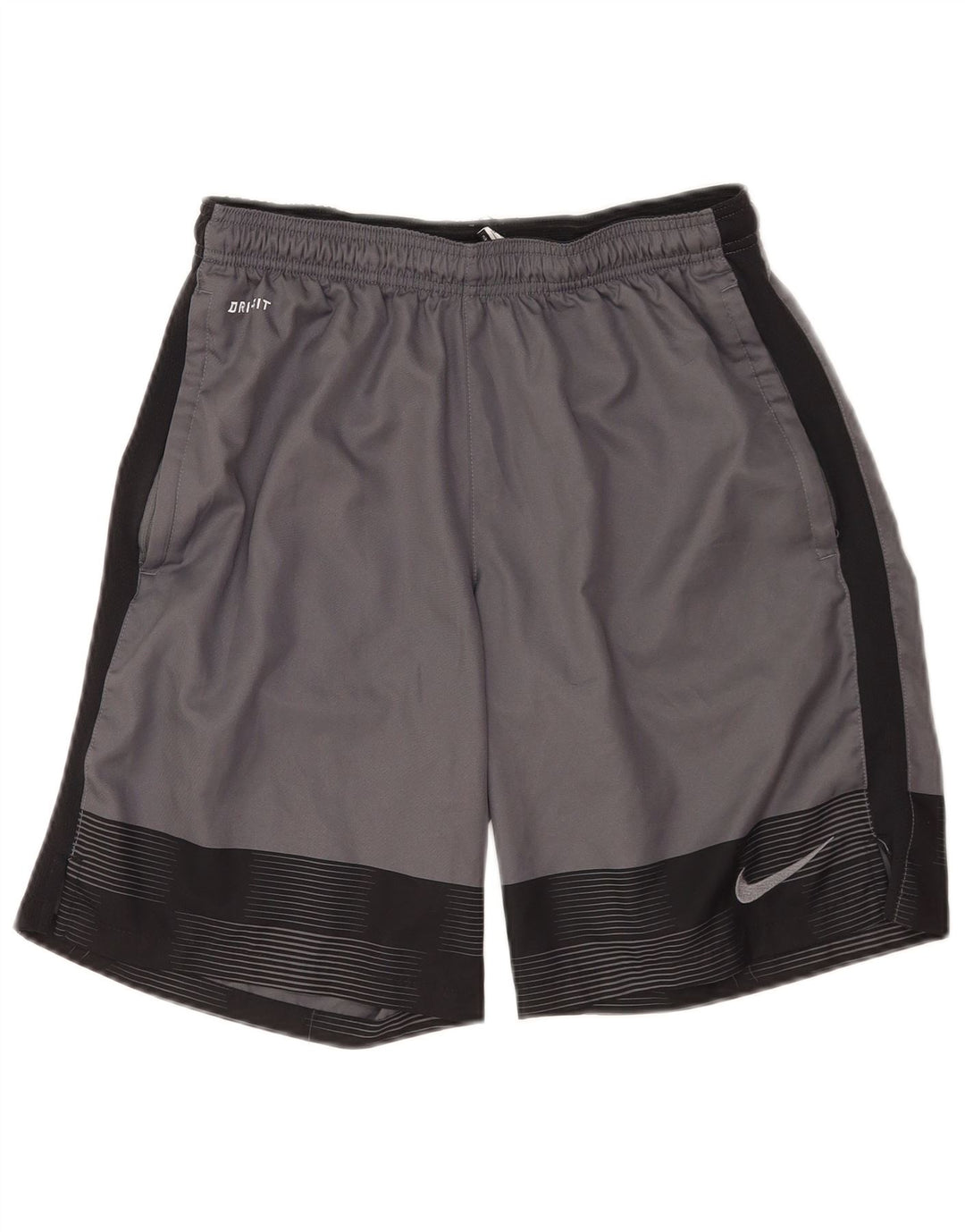 Nike Herre Dri Fit Sportshorts Medium Grey Colourblock Polyester