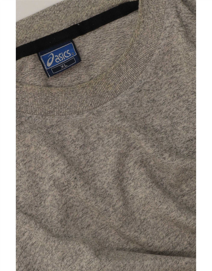 Asics Herre T-Shirt Top XL Grå Flecked