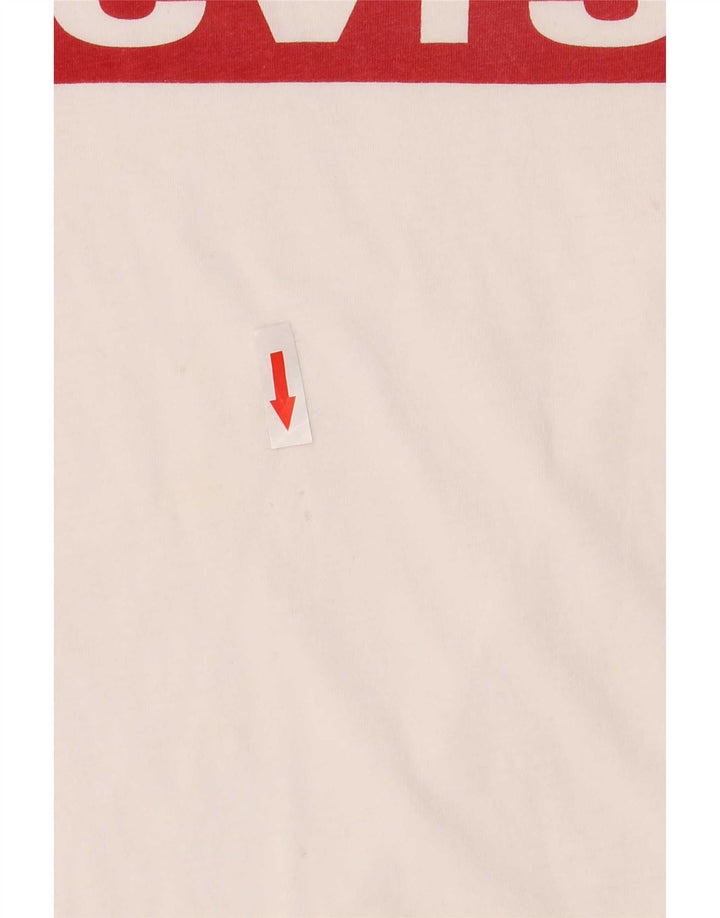 Levi's Grafisk T-shirt top til kvinder DK 2 2XS Hvid