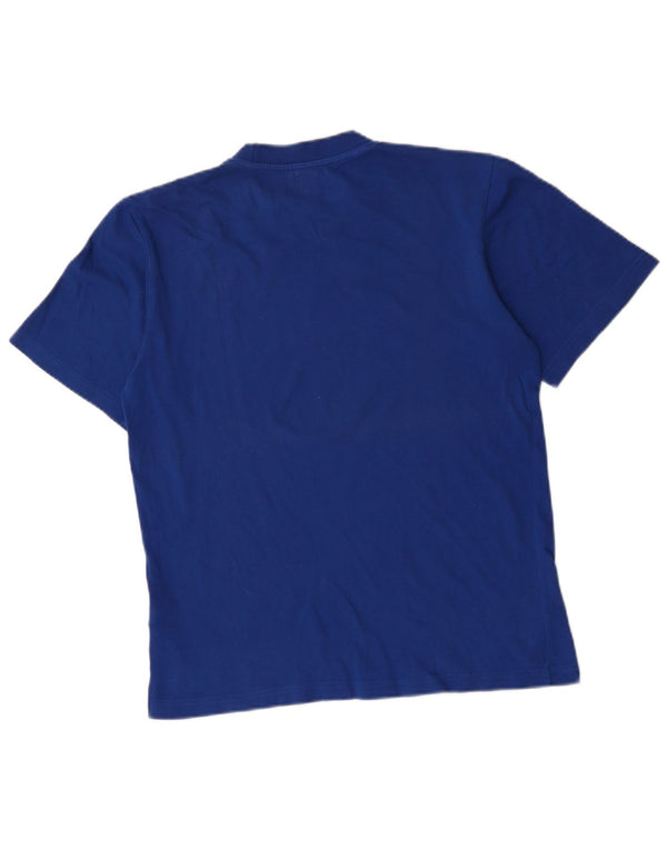 Adidas Grafisk T-shirt top til mænd, lille blå bomuld
