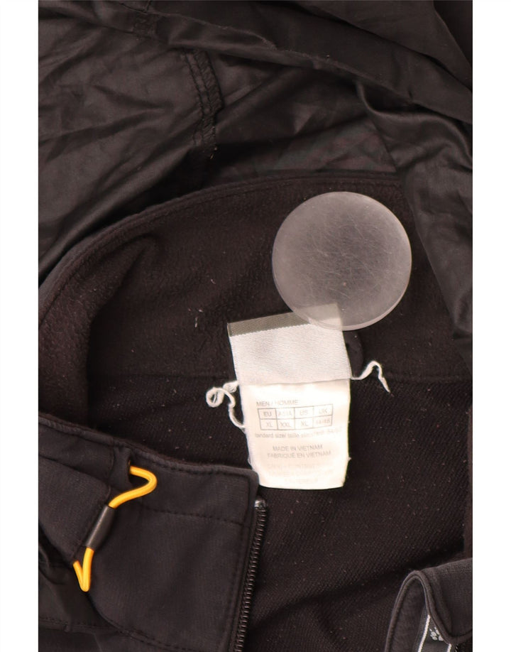 JACK WOLFSKIN Windbreaker-jakke med hætte til mænd UK 44/46 XL sort polyamid