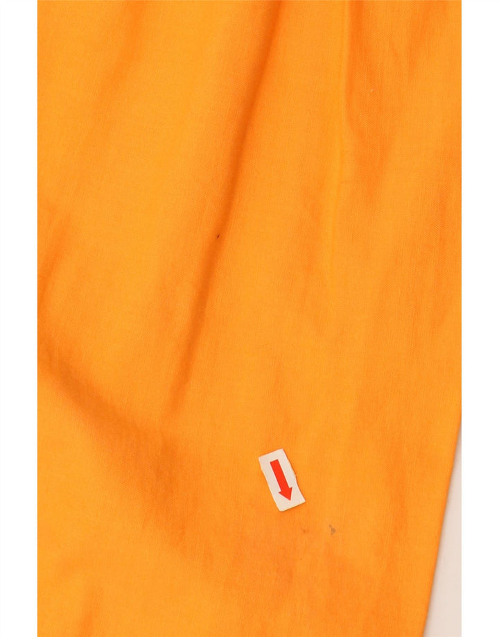 VINTAGE A-Line nederdel til piger 12-13 år W30 Orange Bomuld