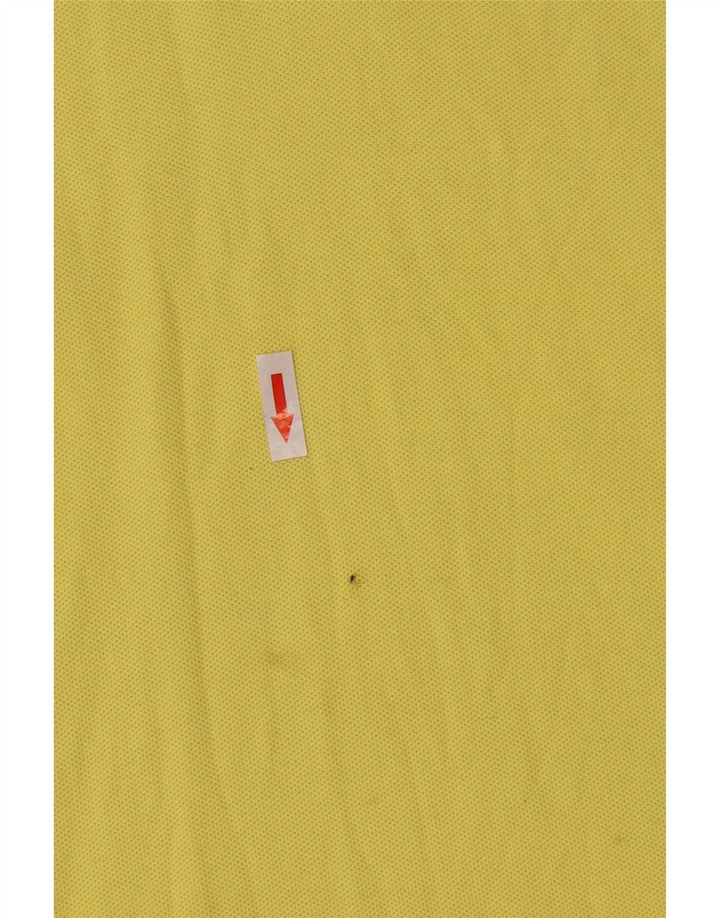 Fila Poloskjorte til mænd IT 48 Medium Gul Bomuld