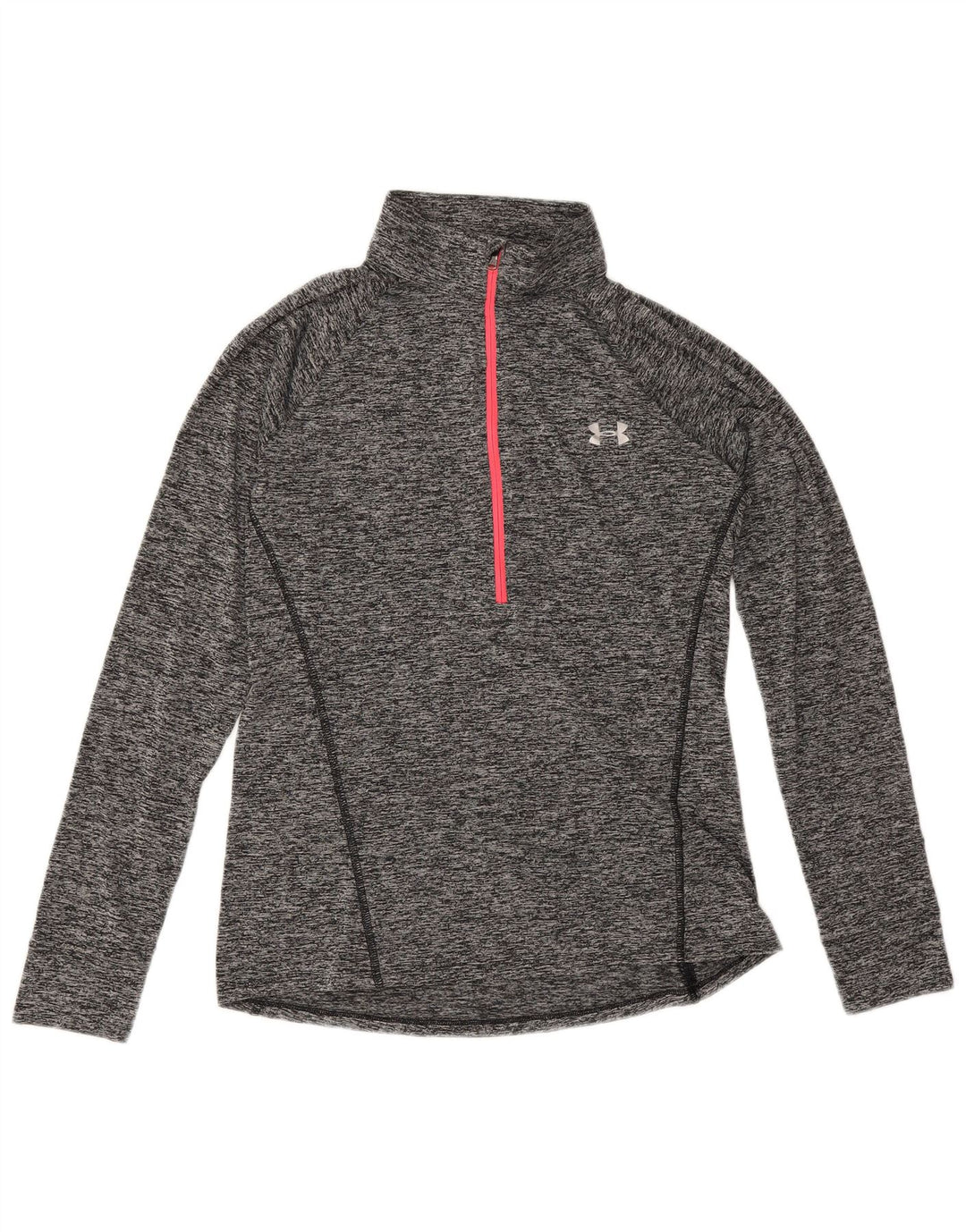 Under Armour Dame Heat Gear Pullover Træningsdragt Top UK 12 Medium Grå