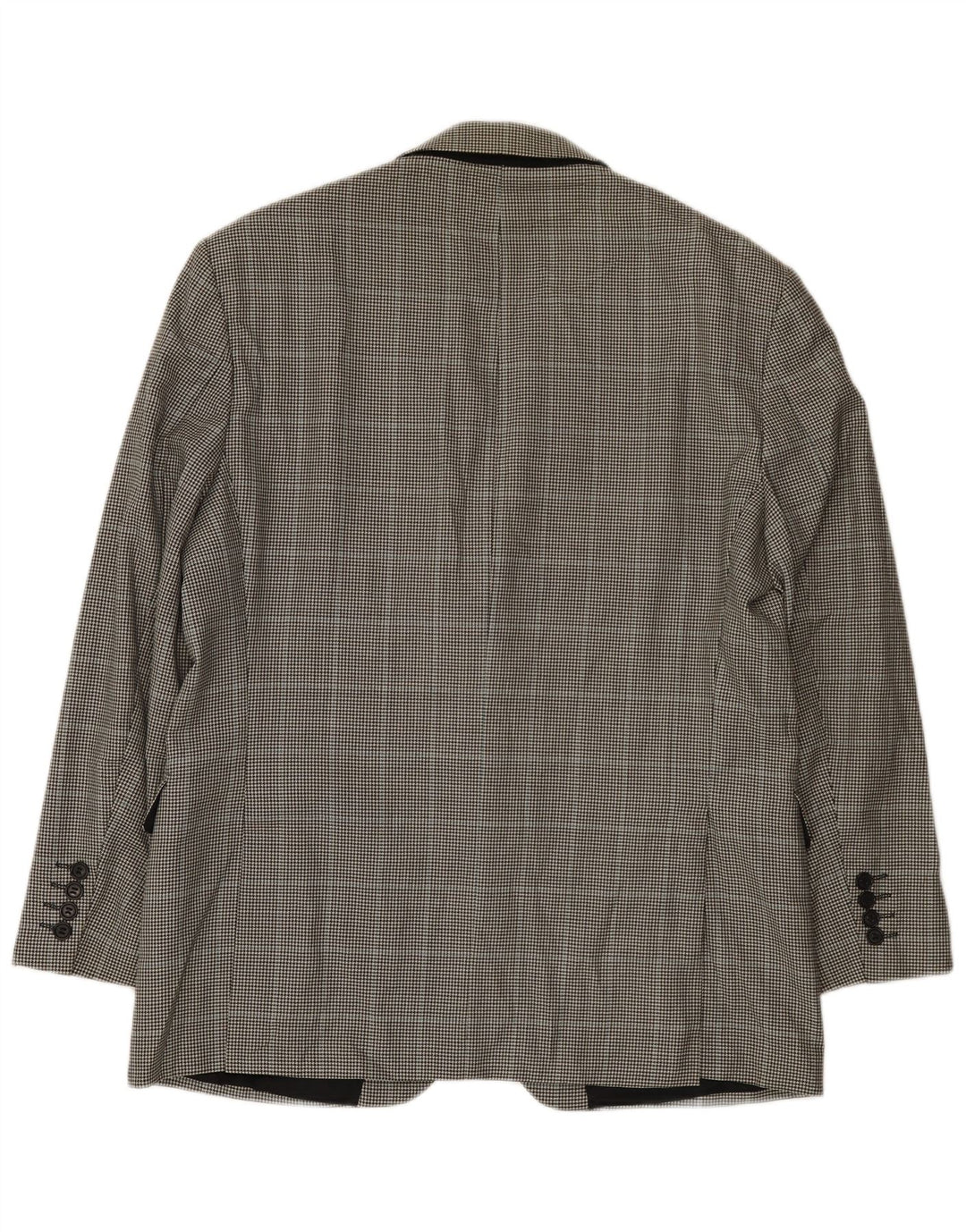 Marks & Spencer Herre 2-knaps blazerjakke UK 42 Large Black Houndstooth