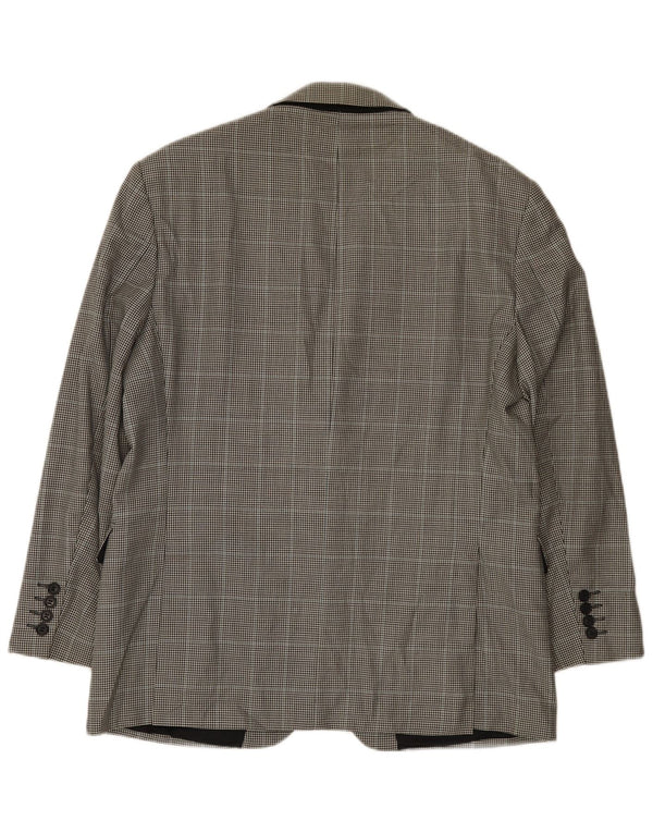 Marks & Spencer Herre 2-knaps blazerjakke UK 42 Large Black Houndstooth
