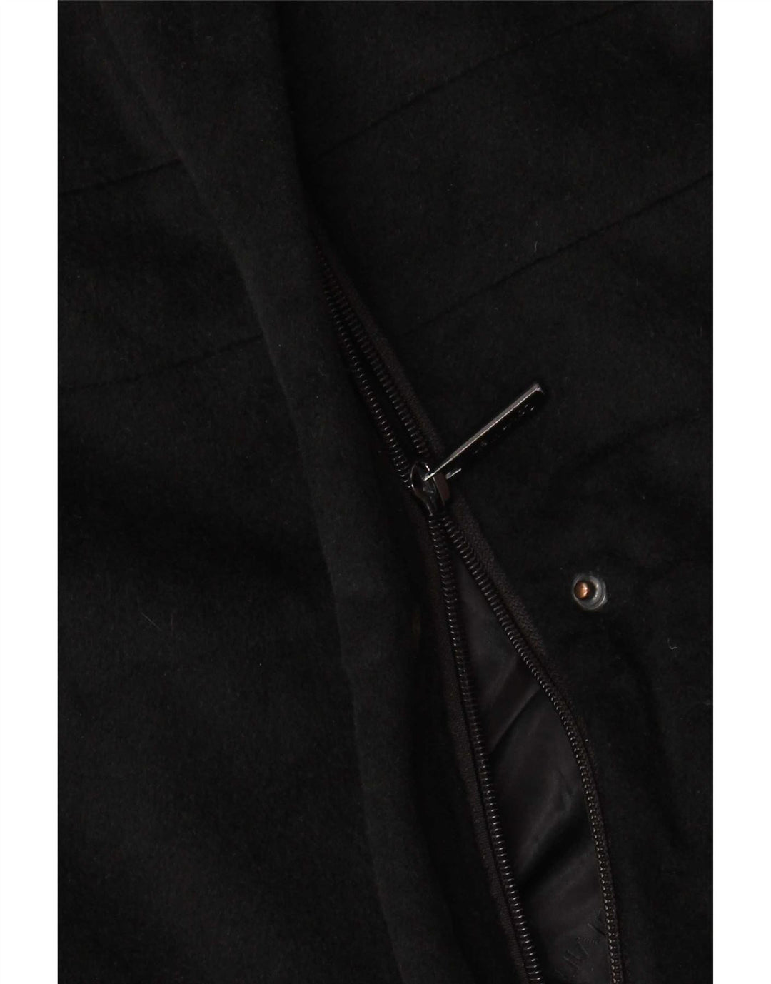 Calvin Klein Dame Overfrakke US 6 Medium Black Angora