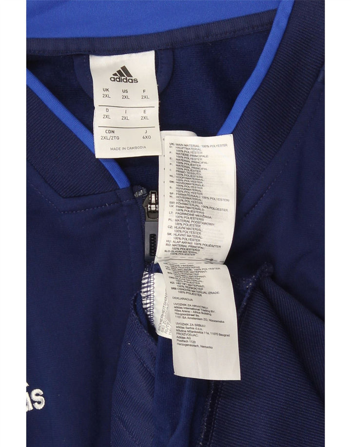 Adidas Træningsdragt til mænd Top jakke 2XL marineblå polyester