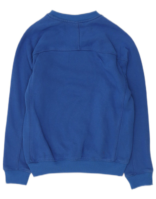 UMBRO Drenge Sweatshirt Jumper 9-10 år Medium Blå Bomuld
