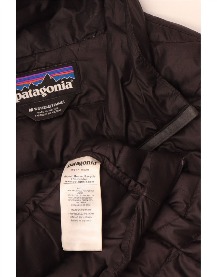 Patagonia Womens Polstret Gilet UK 12 Medium Black Polyester