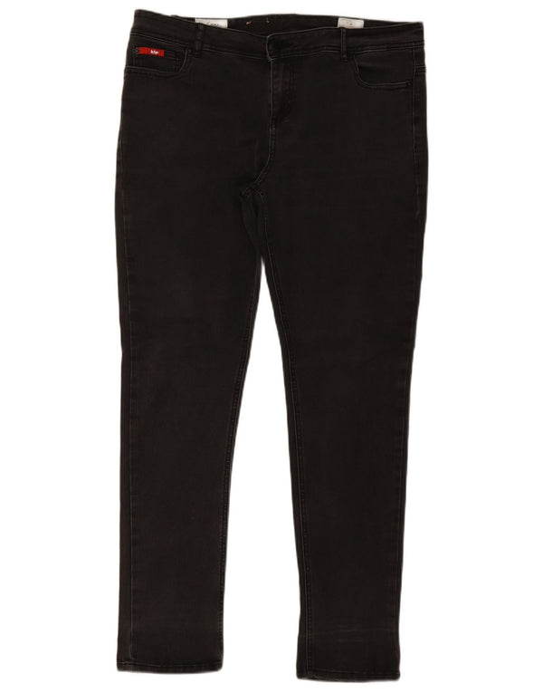 Lee Cooper Dame Slim Jeans UK 16 Large W34 L30 Grå Bomuld