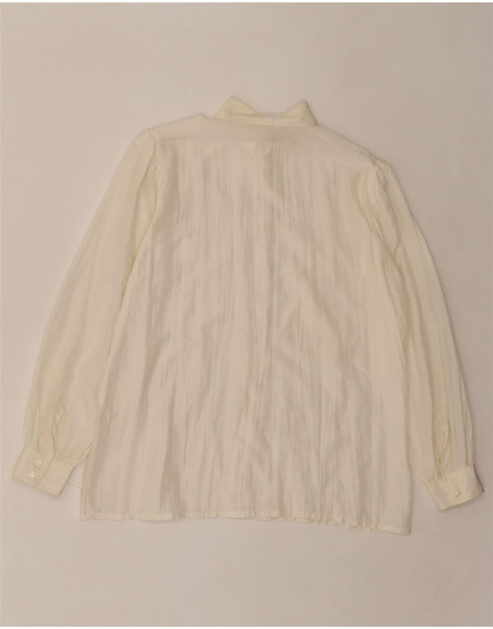 MARIO ROSELLA Womens Shirt Blouse EU 38 Medium White Vintage Mario Rosella and Second-Hand Mario Rosella from Messina Hembry 