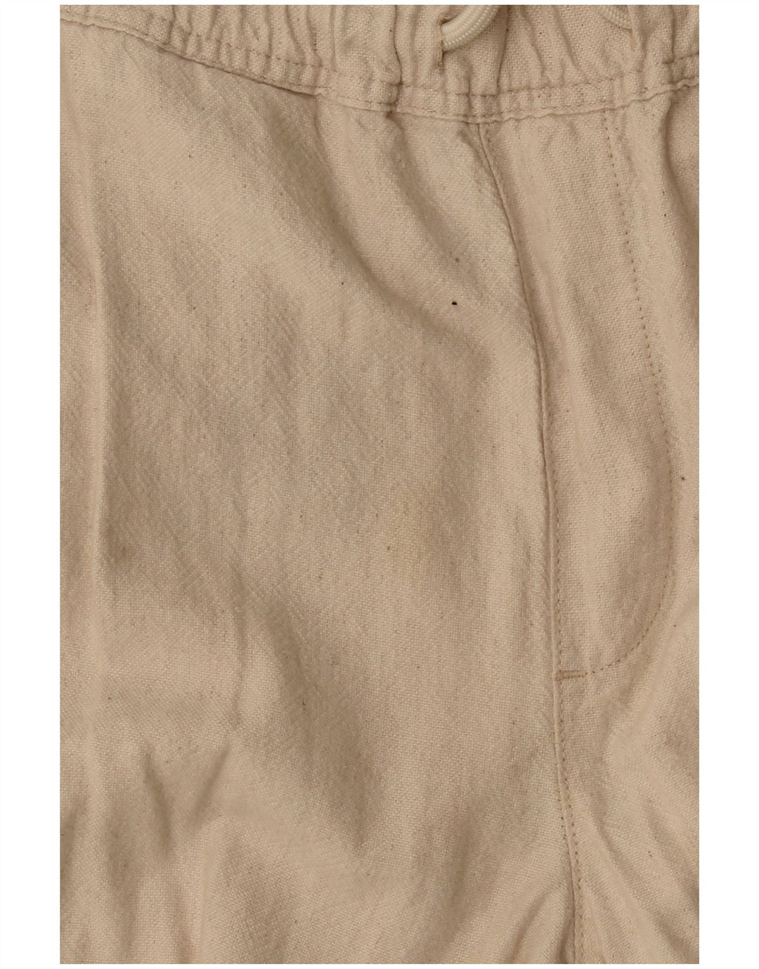 Zara Womens Crop Joggers Cargo Bukser Small W30 L25 Off White