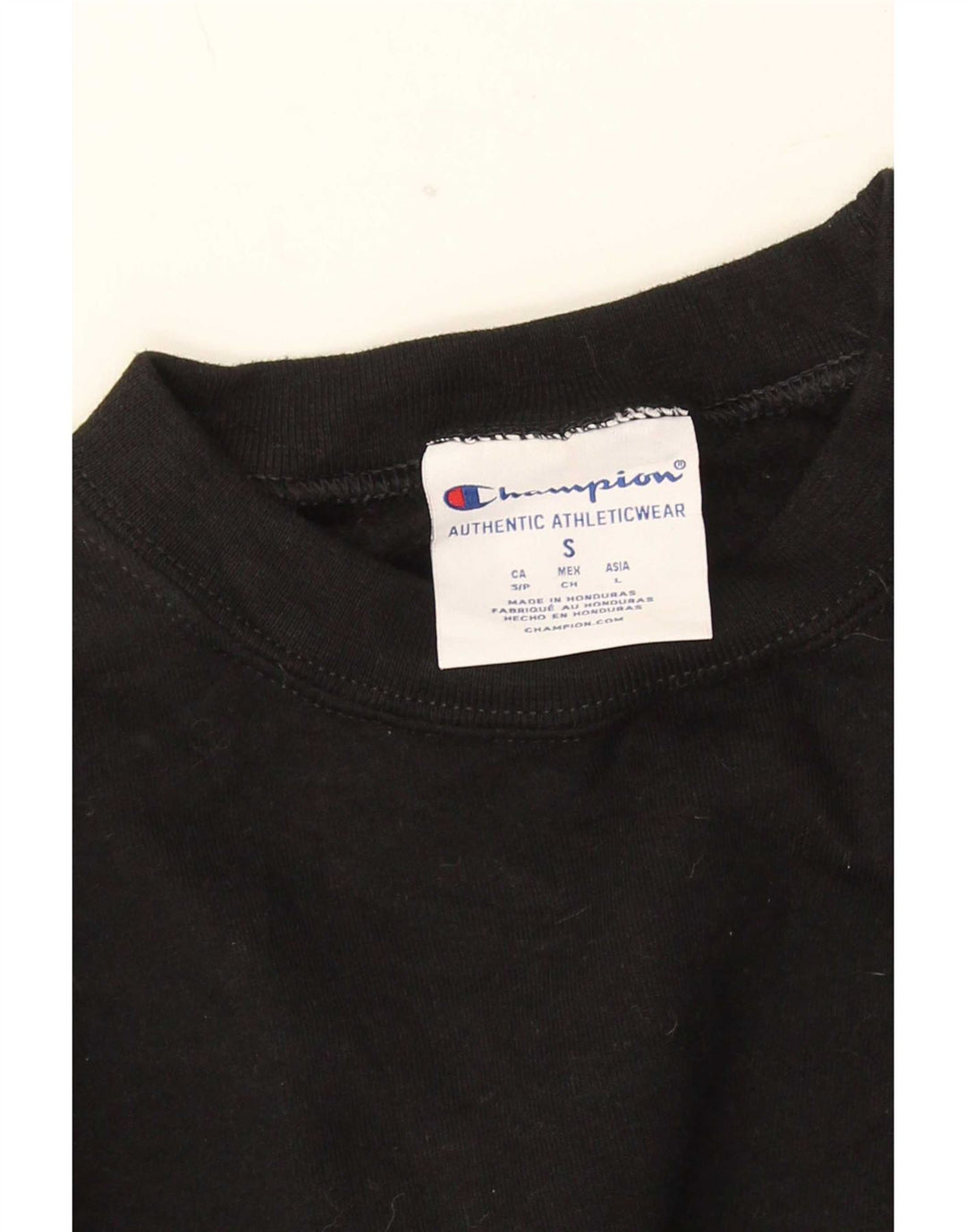 Champion Herre Grafisk Sweatshirt Jumper lille sort bomuld