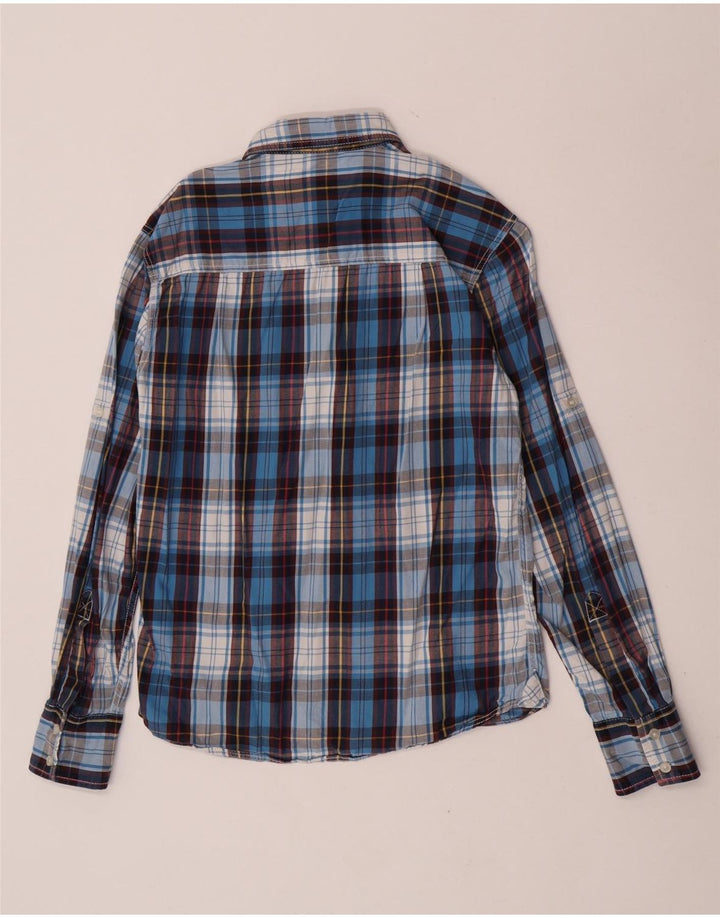 Wrangler Flanelskjorte til mænd mellemblå ternet