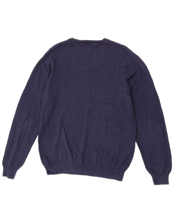Marks & Spencer Herre Regular Fit V-hals sweater Medium Navy Blue