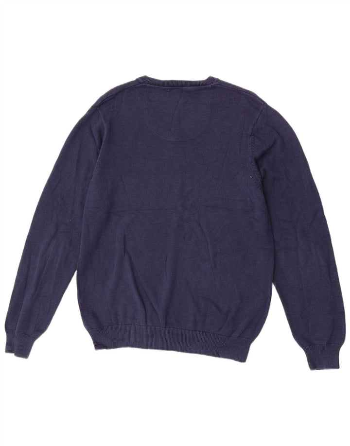 Marks & Spencer Herre Regular Fit V-hals sweater Medium Navy Blue