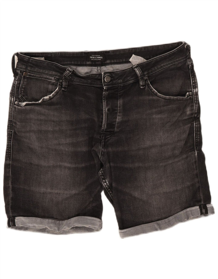 Jack & Jones Herre Regular Fit denimshorts XL W38 Grå bomuld