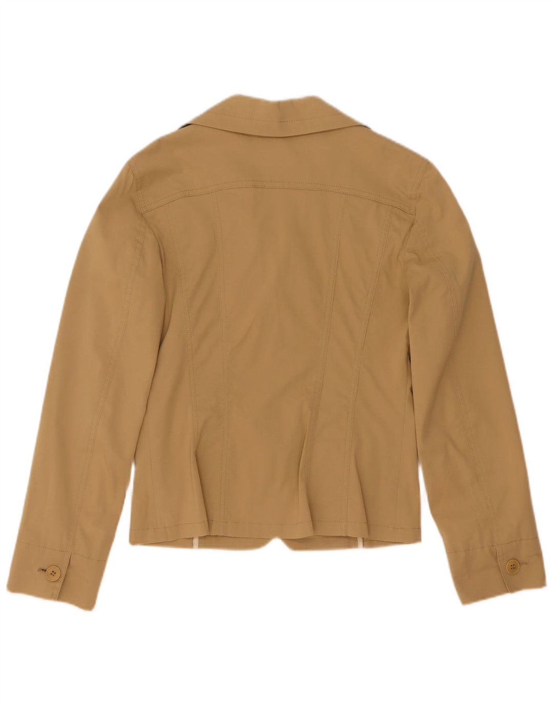 Marella Dame 3-knaps blazerjakke UK 6 XS Beige Bomuld